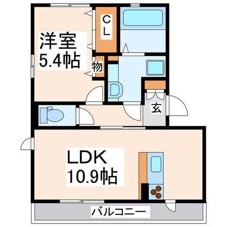 サニーフラット８８の物件間取画像